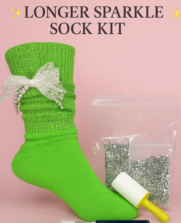 GGC Sparkle Sock DIY Kit (Longer Length )