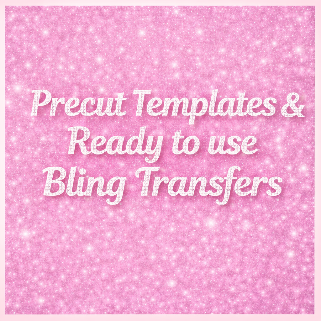 GGC Rhinestone “Ready to Use” Transfers & Precut Templates