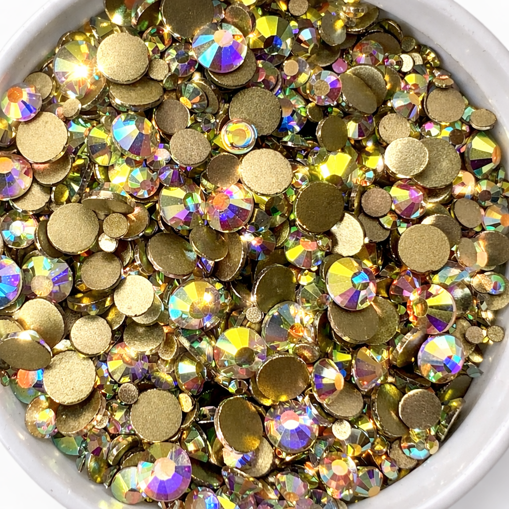 Glass Rhinestones-Mix Sizes