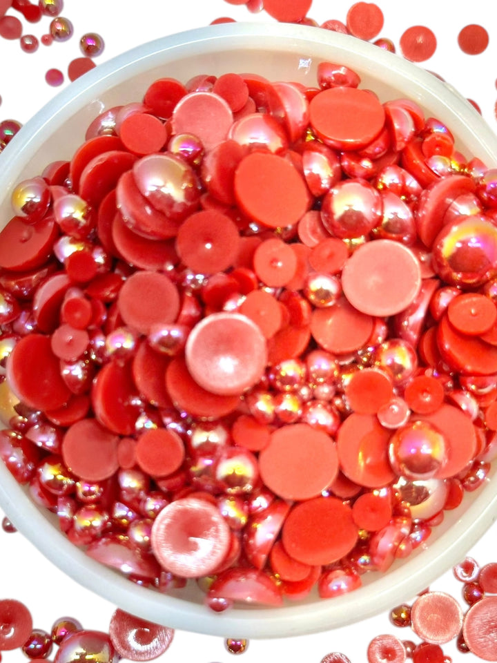 GGC Mixed Flatback Pearls – 1oz Jar