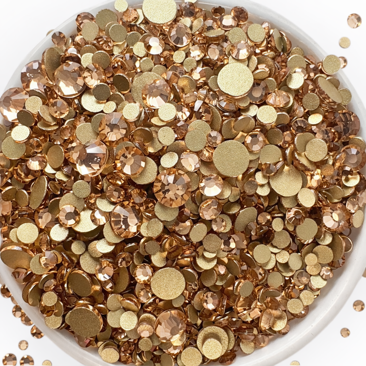 Glass Rhinestones-Mix Sizes