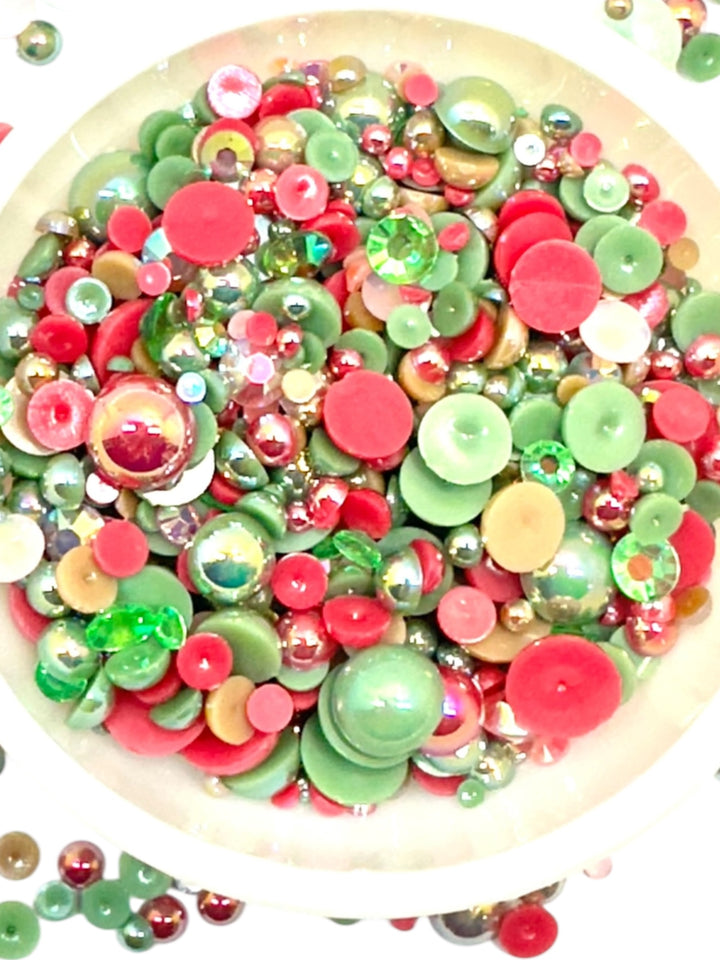 GGC Mixed Flatback Pearls – 1oz Jar