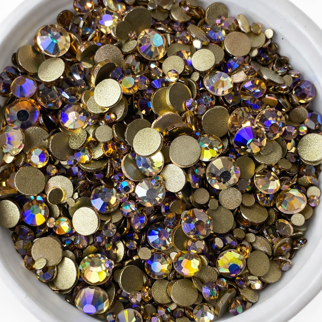 Glass Rhinestones-Mix Sizes