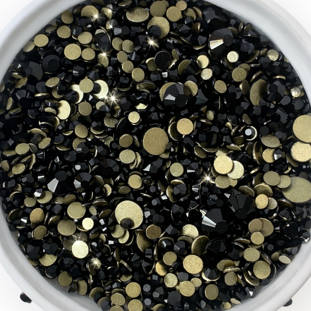 Glass Rhinestones-Mix Sizes