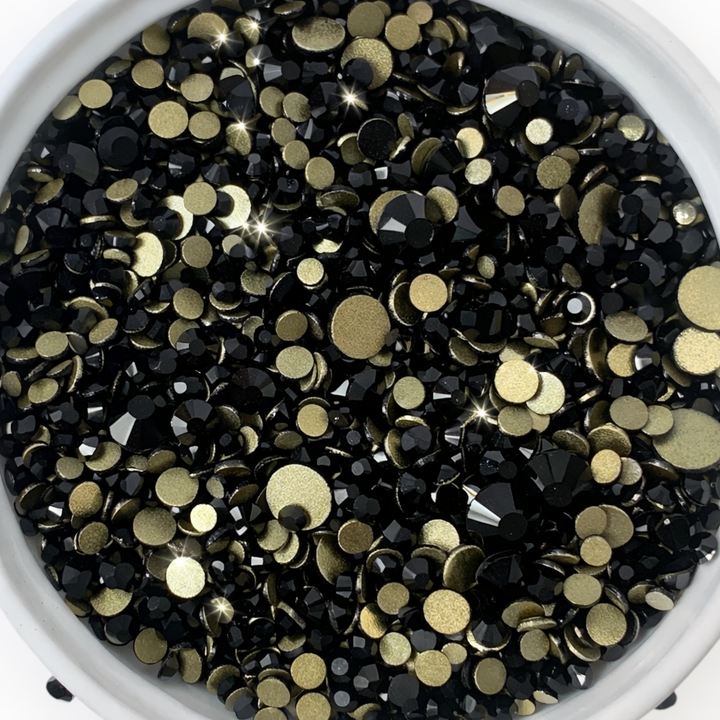 Glass Rhinestones-Mix Sizes