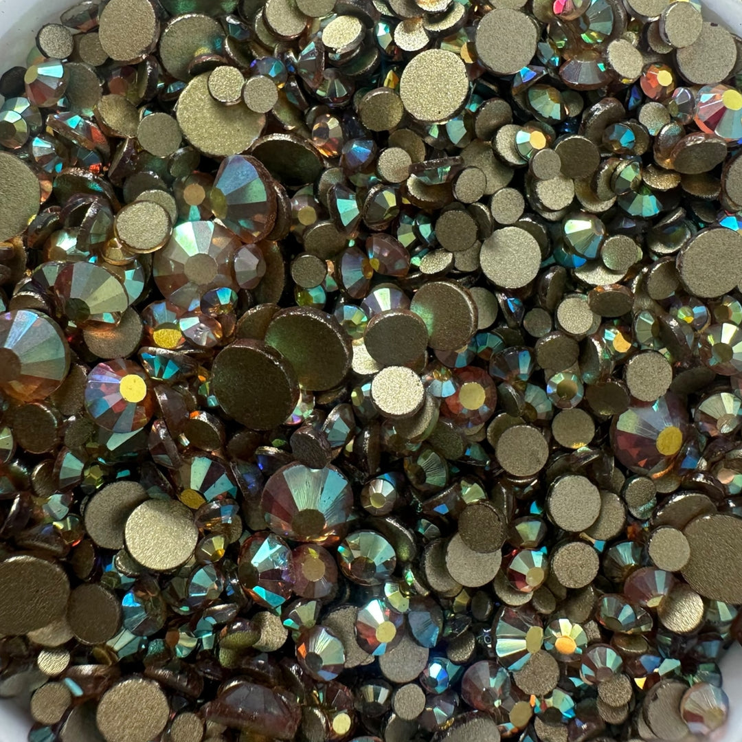 Glass Rhinestones-Mix Sizes-10 Gross Bag/Non-Hotfix