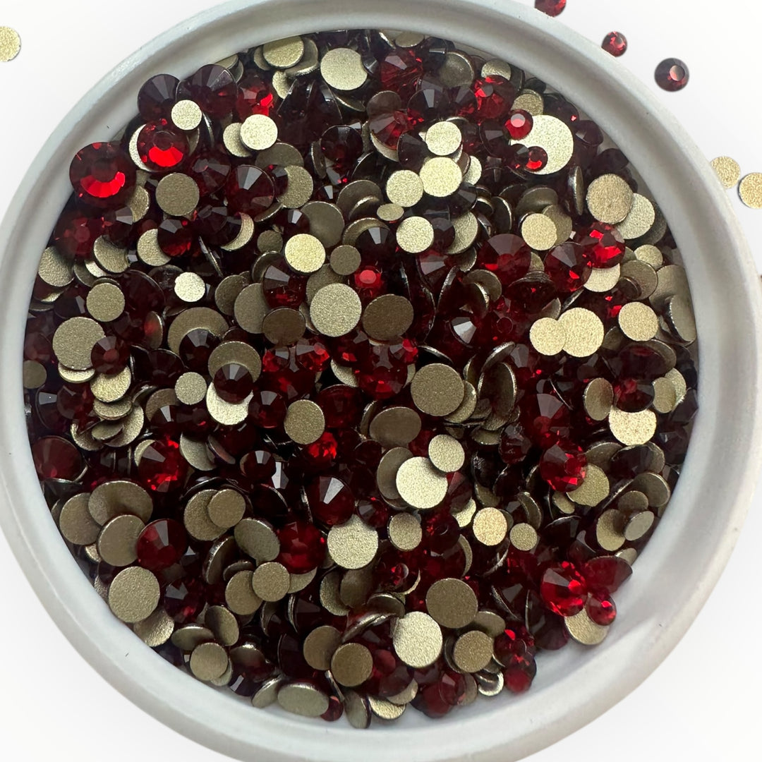 Glass Rhinestones-Mix Sizes-10 Gross Bag/Non-Hotfix