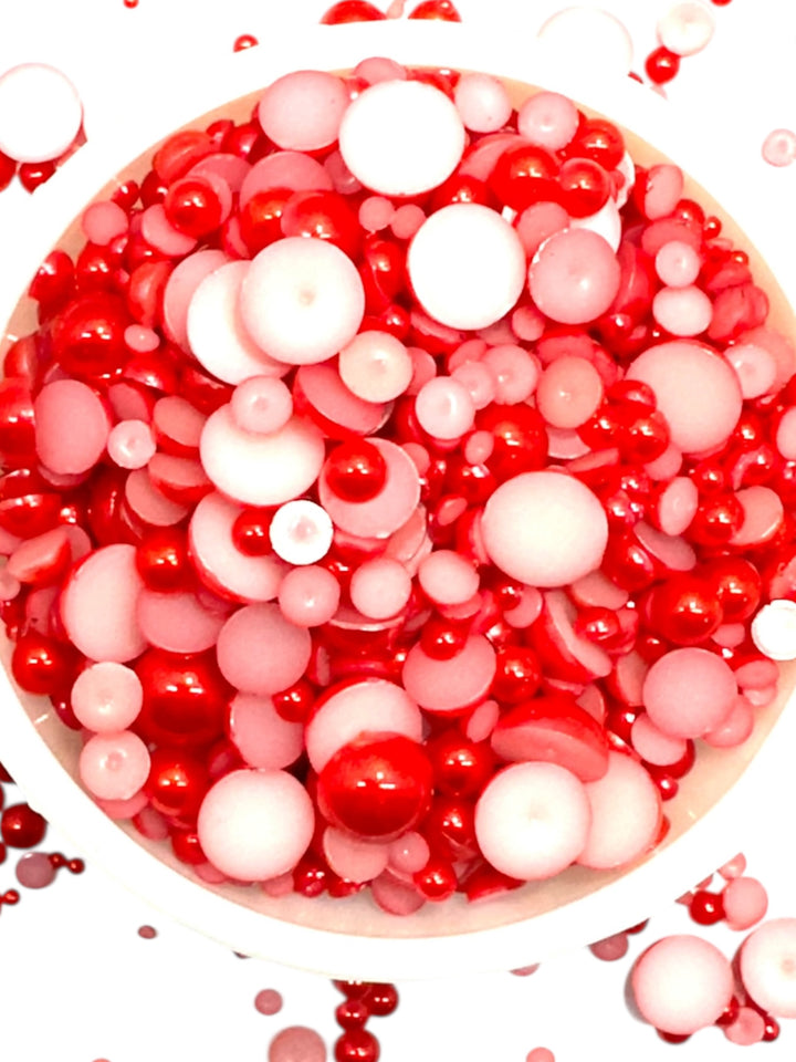 GGC Mixed Flatback Pearls – 1oz Jar