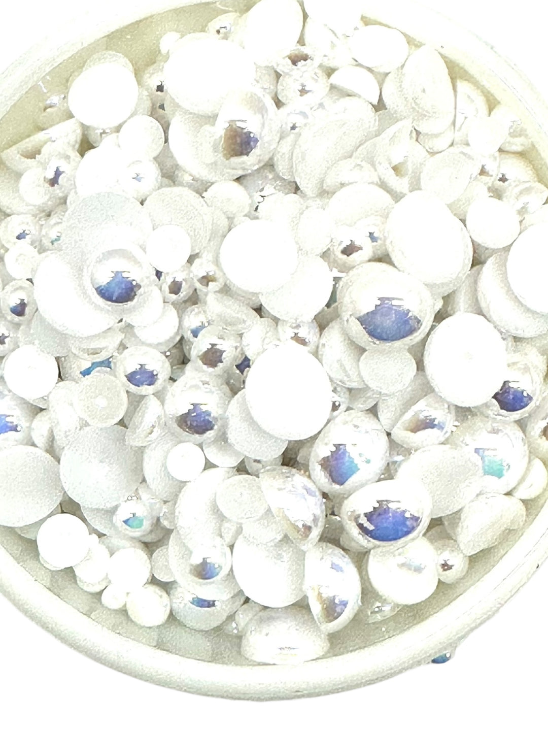 GGC Mixed Flatback Pearls – 1oz Jar