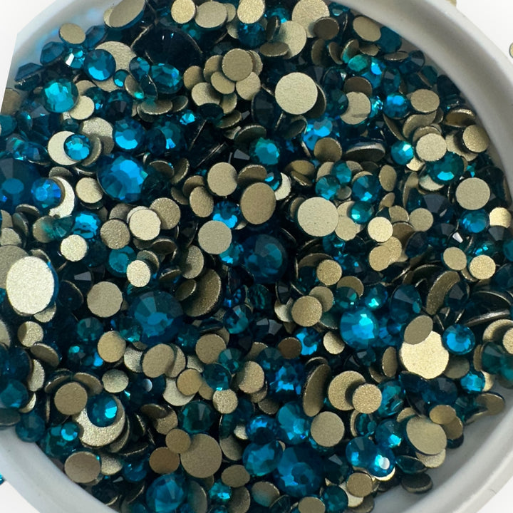 Glass Rhinestones-Mix Sizes-10 Gross Bag/Non-Hotfix