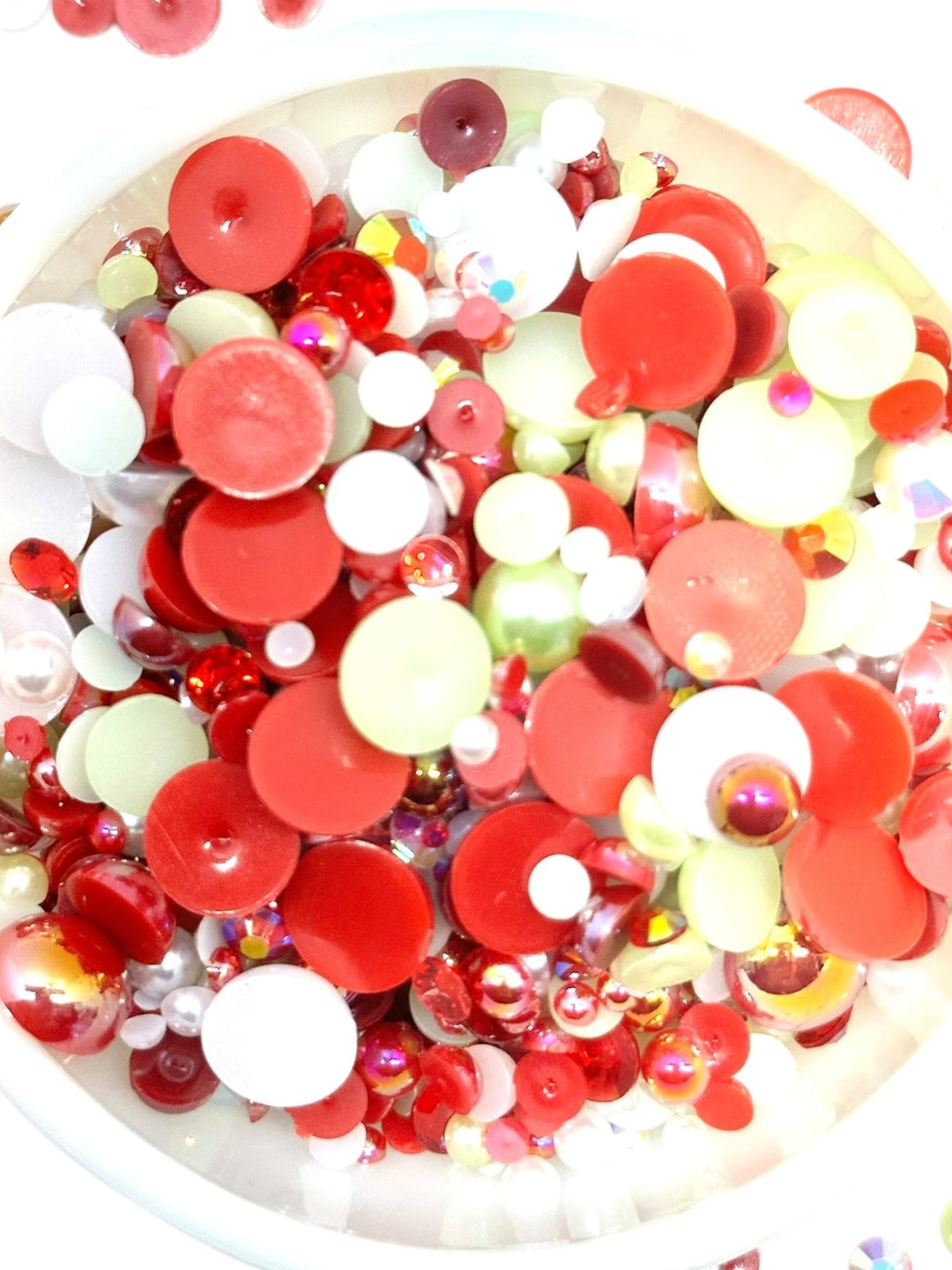 GGC Mixed Flatback Pearls – 1oz Jar