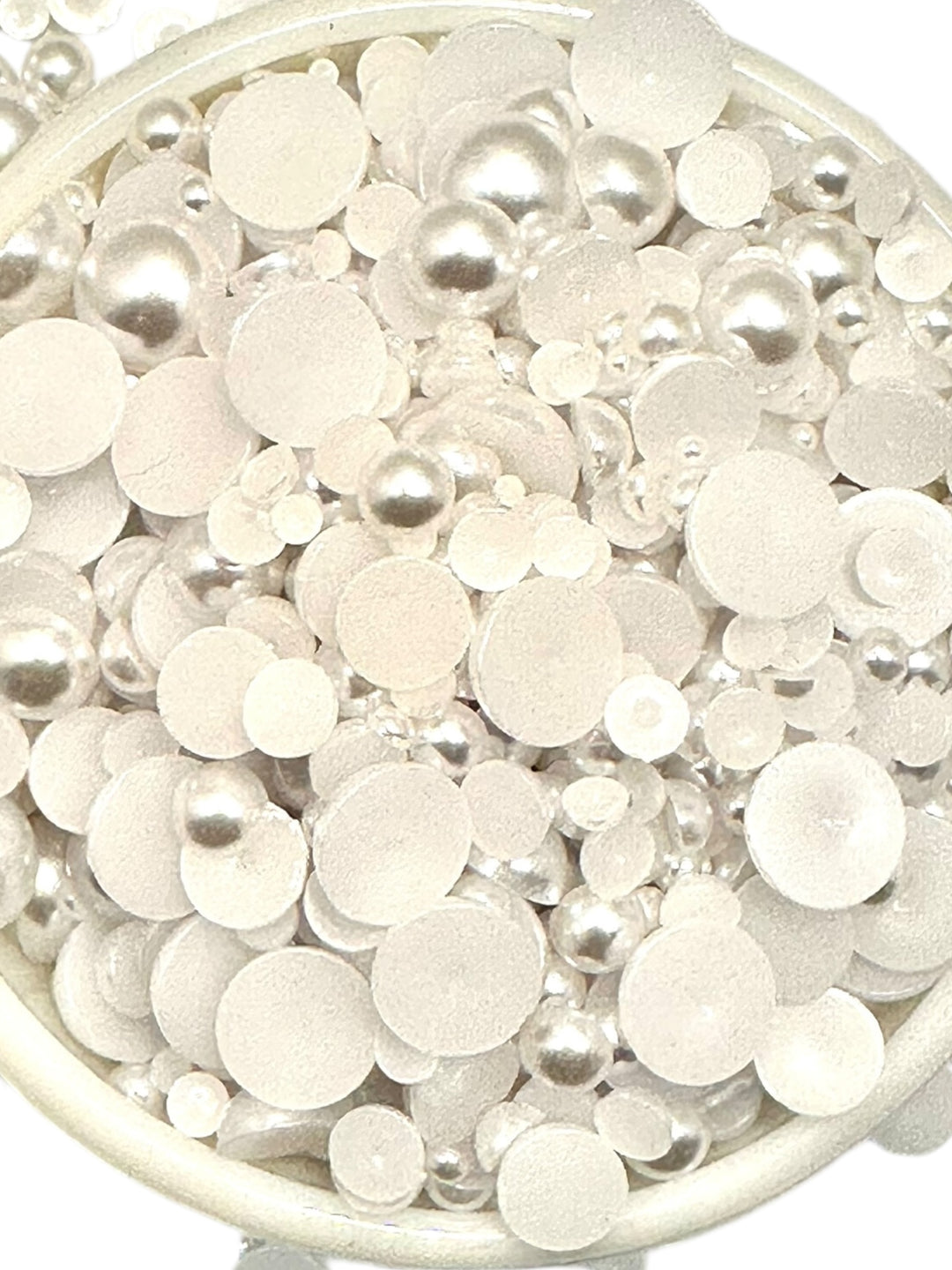 GGC Mixed Flatback Pearls – 1oz Jar