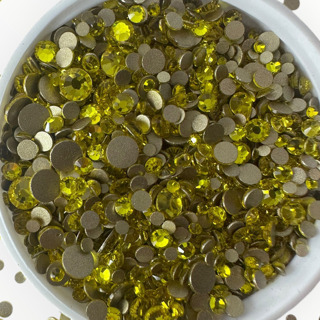 Glass Rhinestones-Mix Sizes-10 Gross Bag/Non-Hotfix