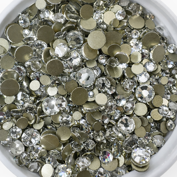 Glass Rhinestones-Mix Sizes