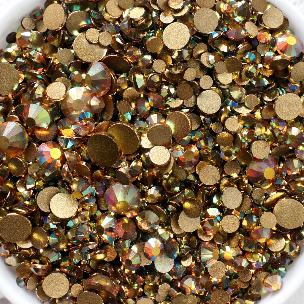 Glass Rhinestones-Mix Sizes