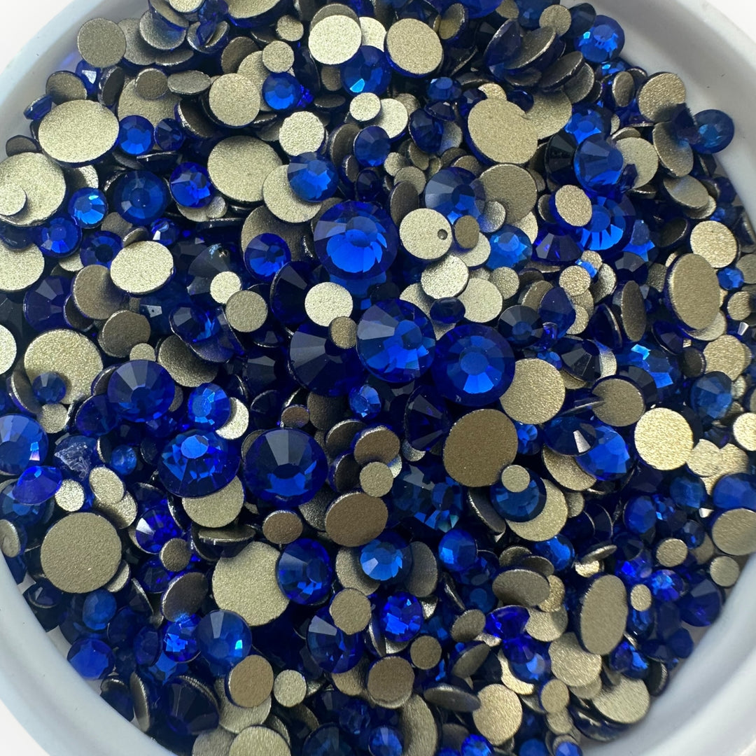 Glass Rhinestones-Mix Sizes-10 Gross Bag/Non-Hotfix