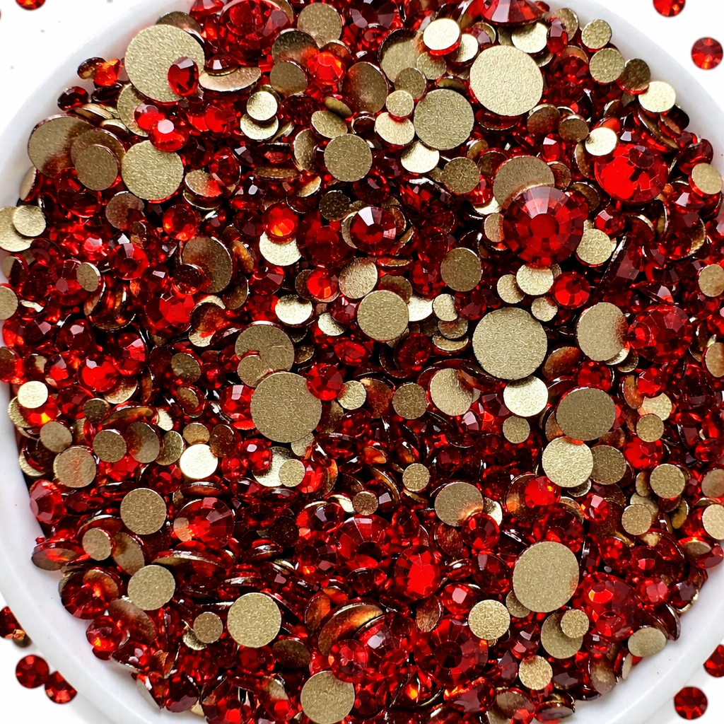 Glass Rhinestones-Mix Sizes