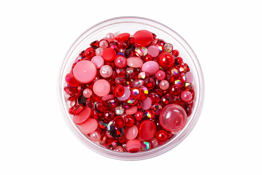GGC Mixed Flatback Pearls – 1oz Jar