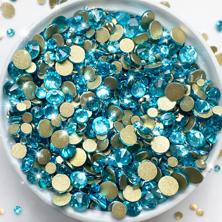 Glass Rhinestones-Mix Sizes