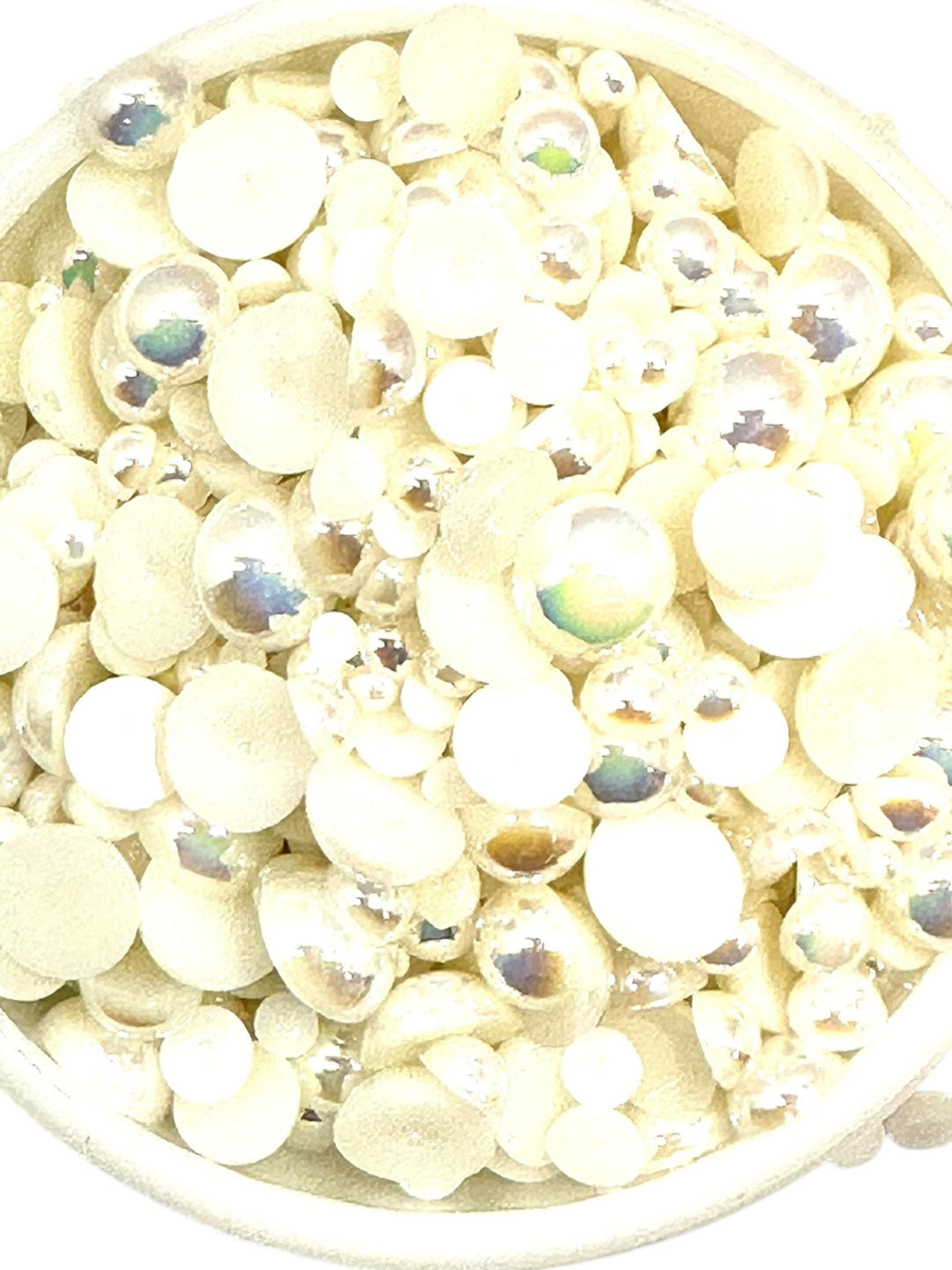 GGC Mixed Flatback Pearls – 1oz Jar