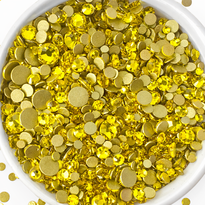 Glass Rhinestones-Mix Sizes