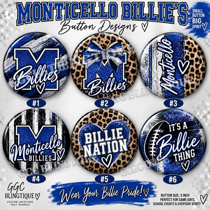 GGC Custom Buttons | Personalized Pin-Back Buttons-*PLEASE READ DESCRIPTION*