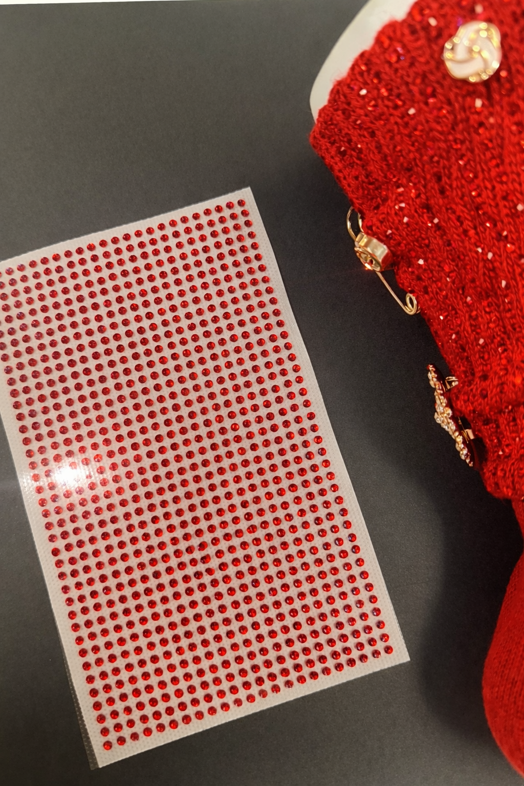 Bling “Ready to Press” Sock Transfer (sold individually- not in sets)