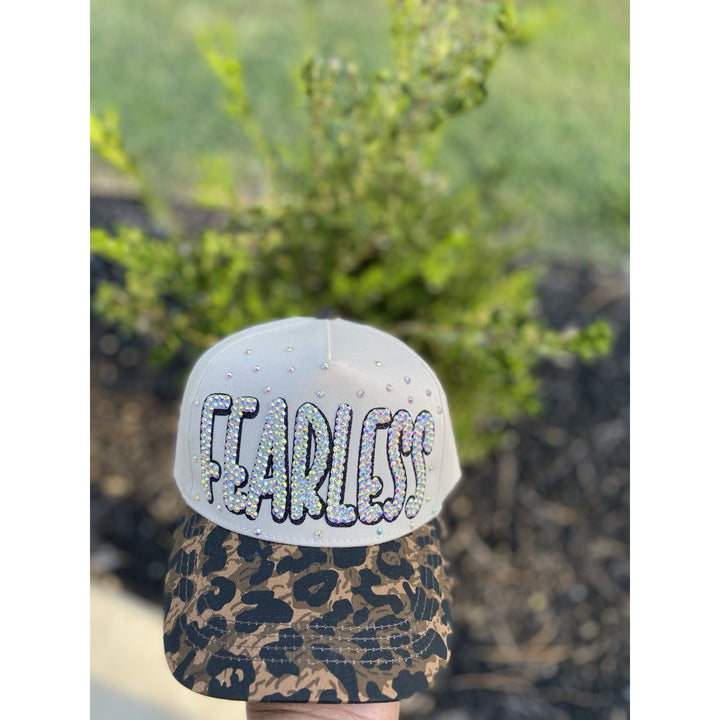 FEARLESS Rhinestone Trucker Hat