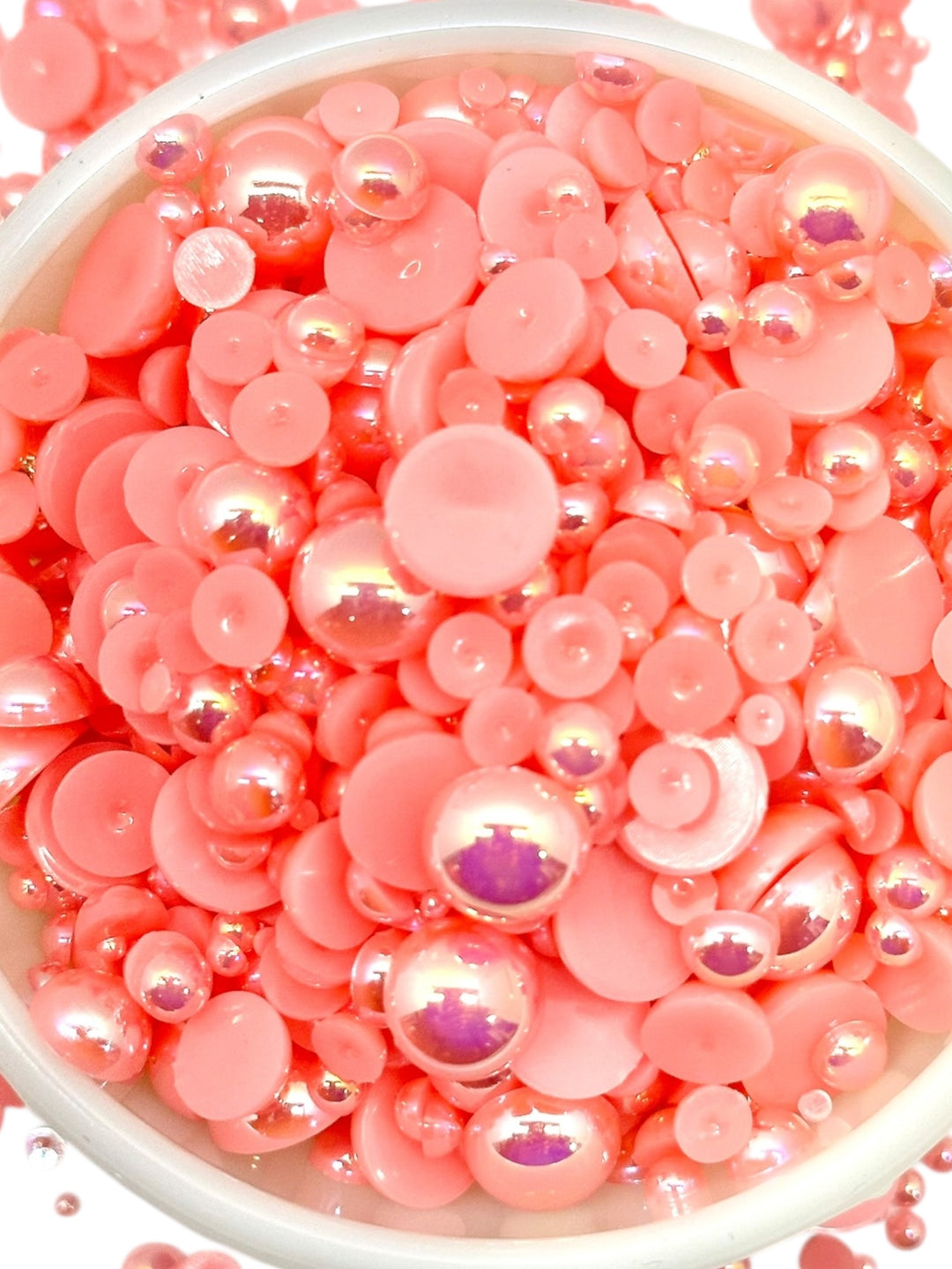 GGC Mixed Flatback Pearls – 1oz Jar