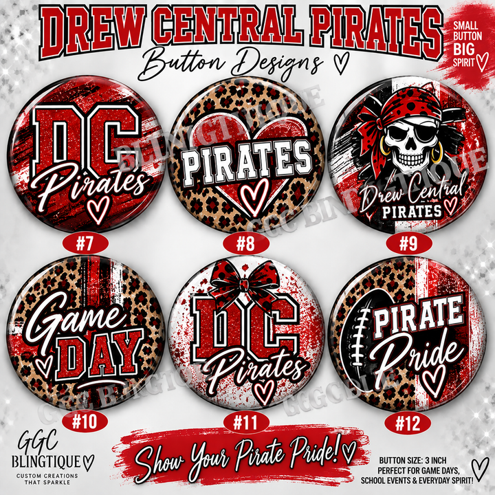 GGC Custom Buttons | Personalized Pin-Back Buttons-*PLEASE READ DESCRIPTION*