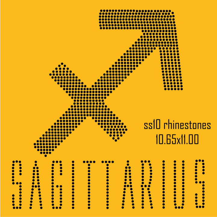 Sagittarius Rhinestone File| Digital Download– SS10
