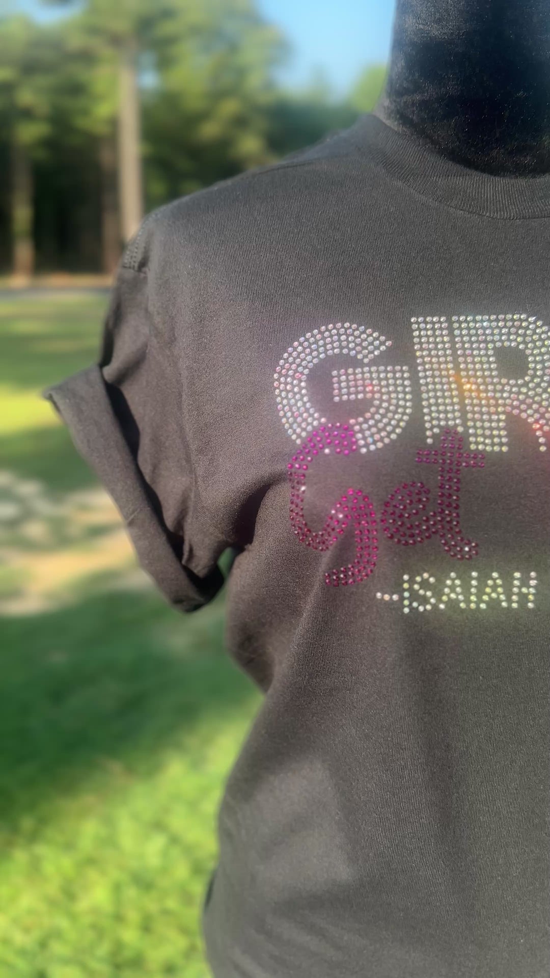 Girl, Get Up! Rhinestone Tee